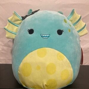 12 " Teal Swamp Monster‎ Squishmallow DEAREST